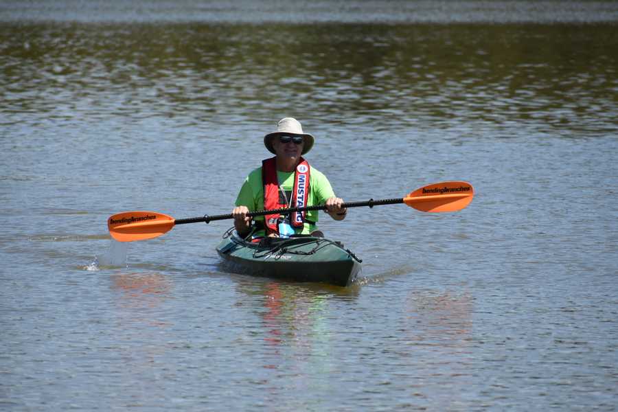 kayaker stroking by Tara Nicole Bryant