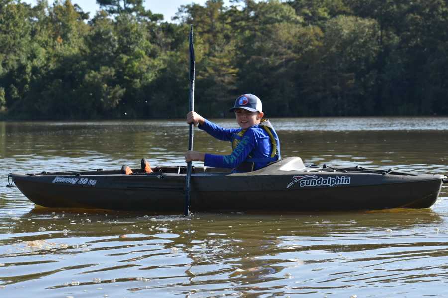 kayaker with nice form by Tara Nicole Bryant