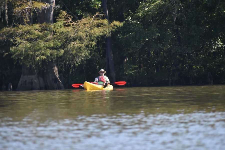 kayaker reclining by Tara Nicole Bryant